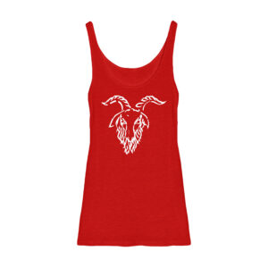 Red Goat Face Tank for Women